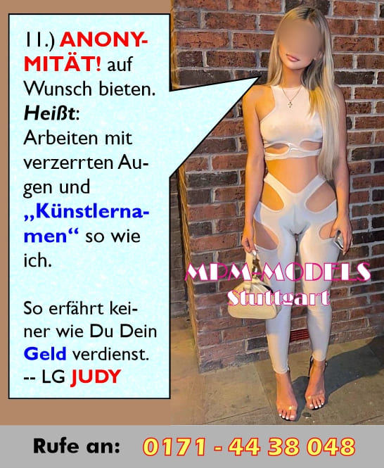Wir bieten: Anonymität, ein nettes Team und Arbeitsvertrag.