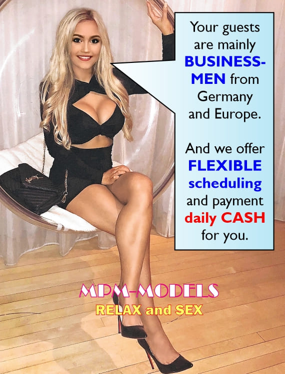 Escort Jobs and employment -- also for inexperienced girls.