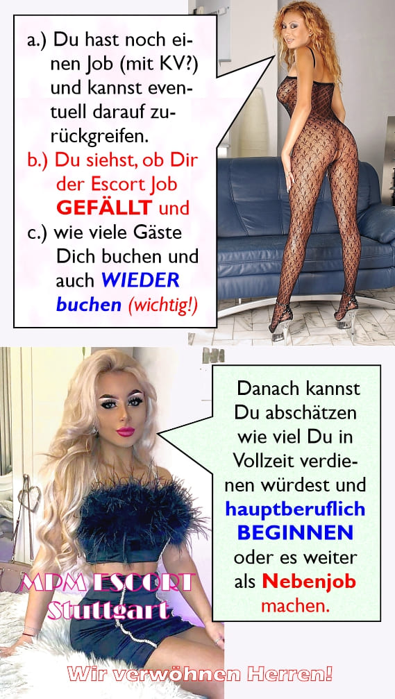Beginne nebenberuflich im Escort bzw. als Prostituierte.