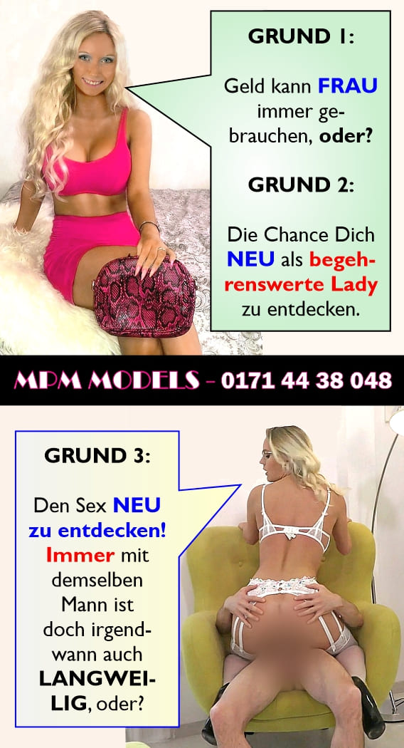 NEBENHER Escortdame / Callgirl sein? -- Tel. 0171 - 44 38 048