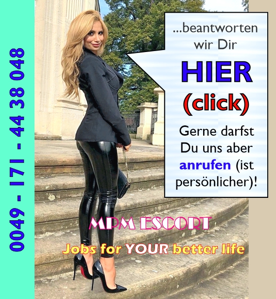 Du möchtest im Nebenjob als Escort Dame / Callgirl arbeiten?